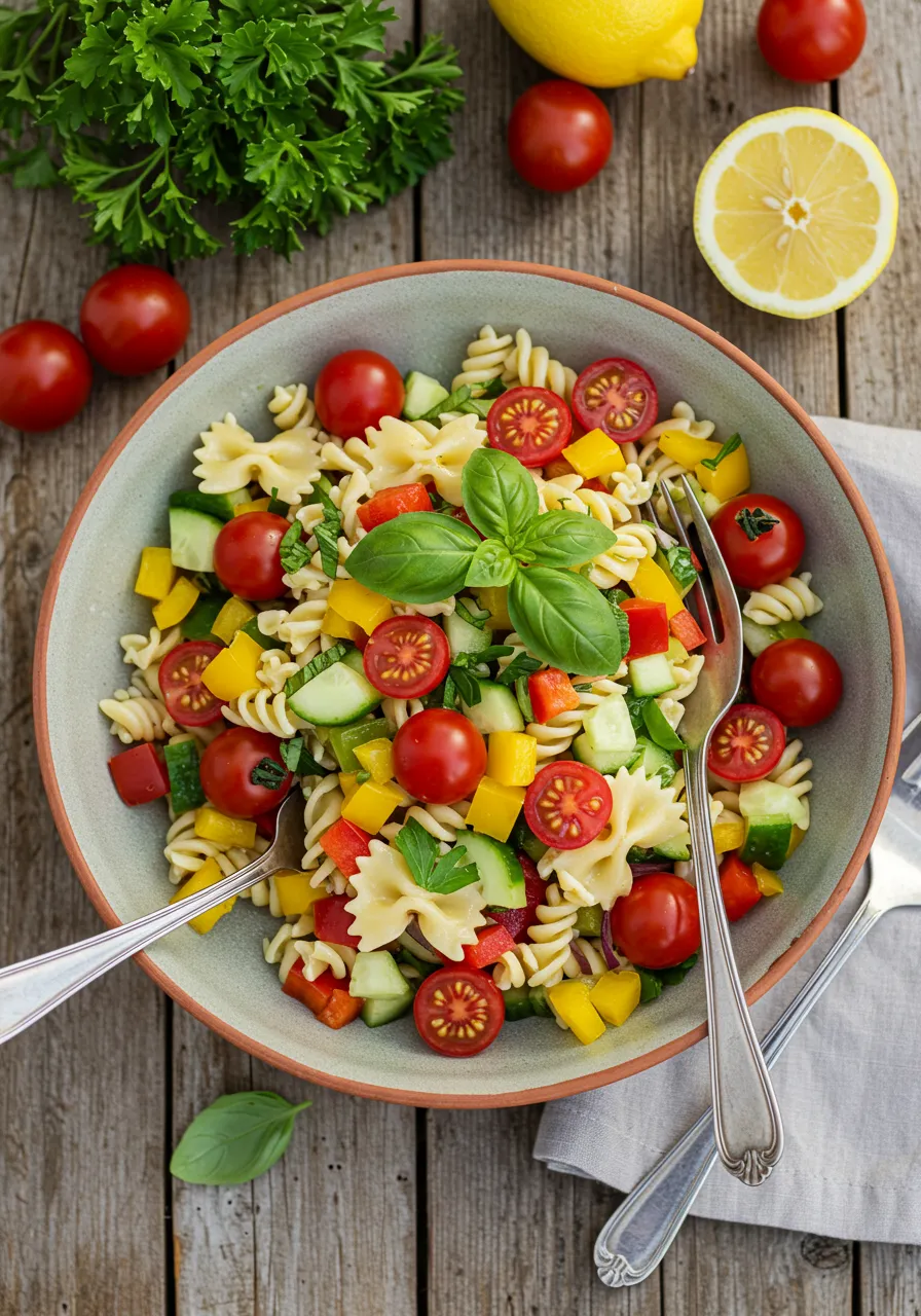 Summer Pasta Salad - secondary view